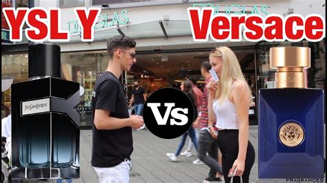 Yves Saint Laurent Y edp vs Versace Dylan Blue 